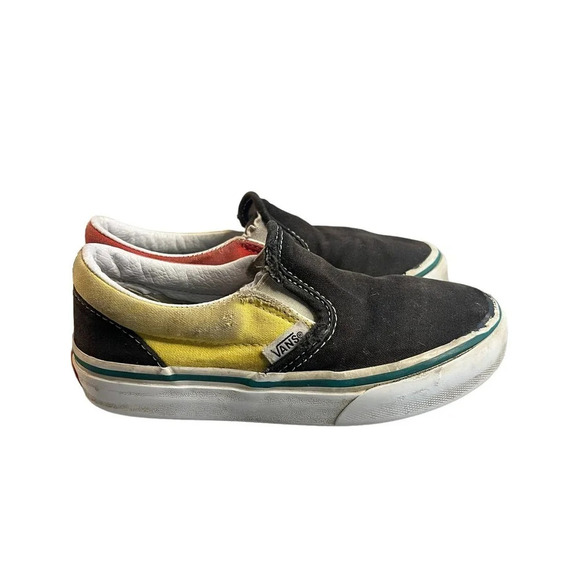 Vans Classic Slip-On Kids Unisex Multicolor‎ Canvas Shoes Kids Size 12.0 - Picture 6 of 8